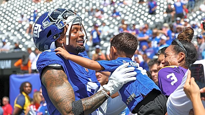 Odell Beckham's Giants return came with message for son: 'Beckhams don't quit'