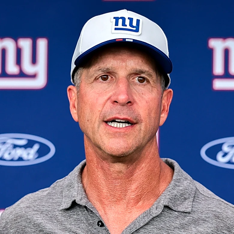 New York Giants' John Harbaugh noncommittal on who will play vs. Jets