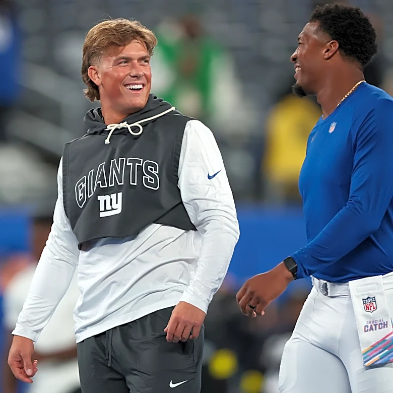 Can Giants veteran Jameis Winston help Jaxson Dart reach his potential?