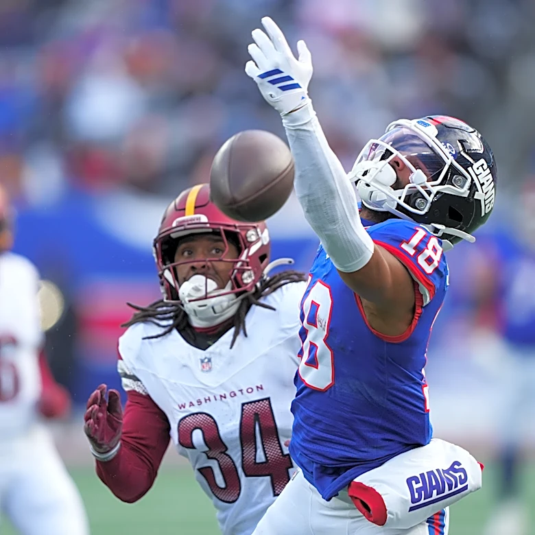 Giants' John Harbaugh explains release of Darius Slayton. Kind of