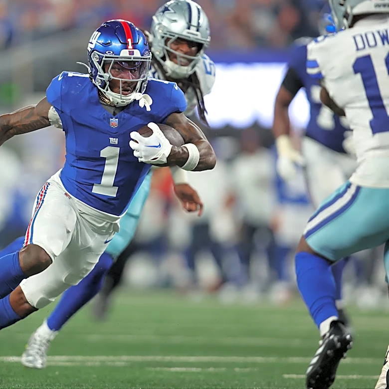 Giants' John Harbaugh 'couldn't pass up' tackling WR Malik Nabers