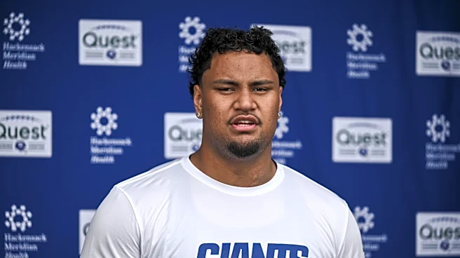 New York Giants' Francis Mauigoa ready to face the man he once idolized