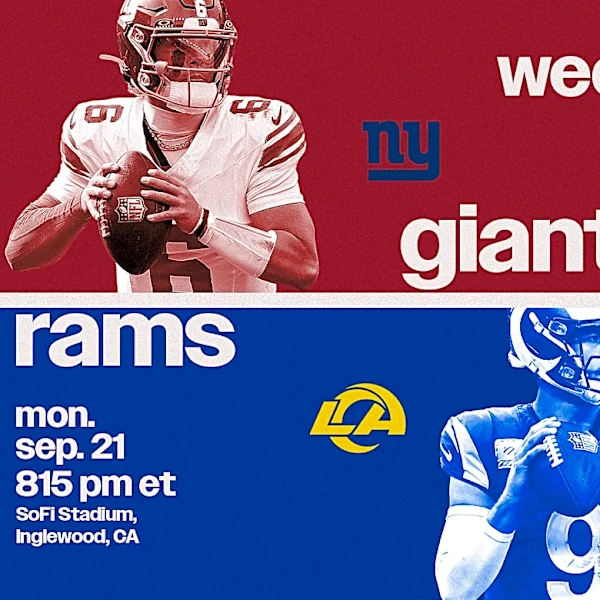 What channel is Giants vs. Rams on today? Time, TV schedule to watch Week 2 game