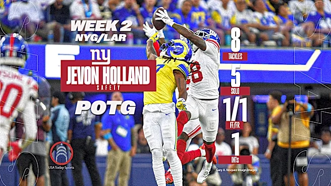 Jevon Holland was New York Giants' highest-graded player in loss to Rams