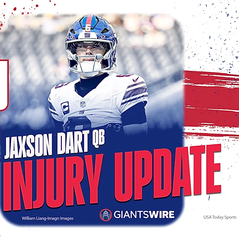 New York Giants' Jaxson Dart faces possible season-ending knee surgery