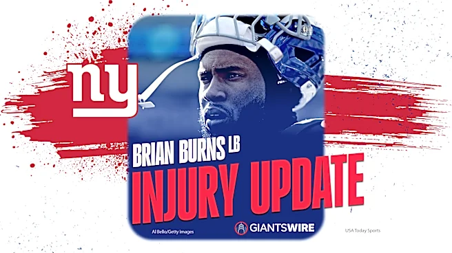 Report: Giants' Brian Burns believed to have suffered a torn ACL