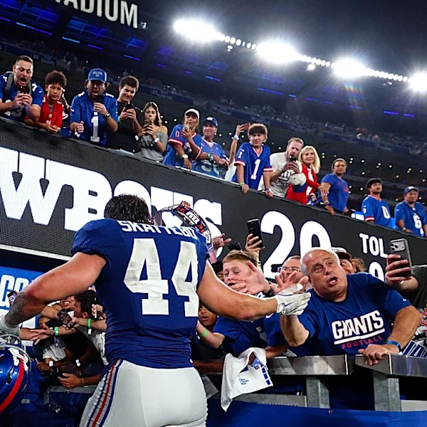 Cam Skattebo's plea to Giants fans: Give us home-field advantage