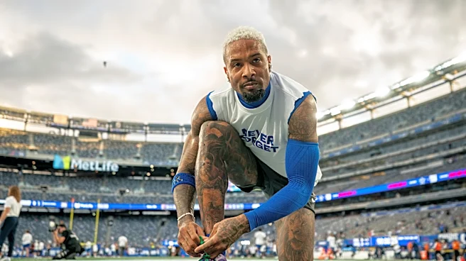 Odell Beckham Jr. reacts to being released by New York Giants