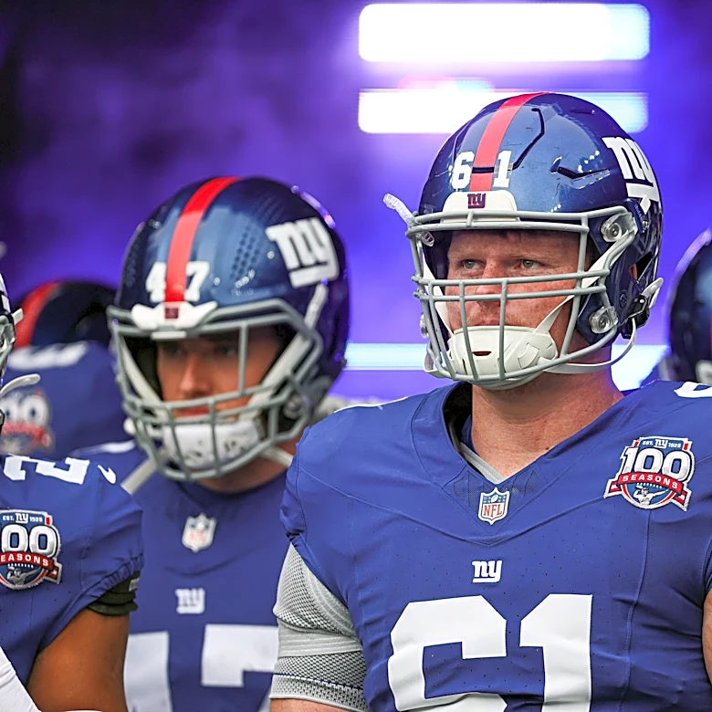 Giants' John Harbaugh on change at center: 'Not a long-term thing'