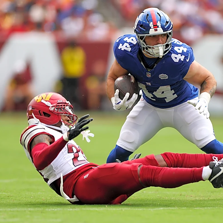 Giants' Cam Skattebo wants ball in what he expects will be a slugfest