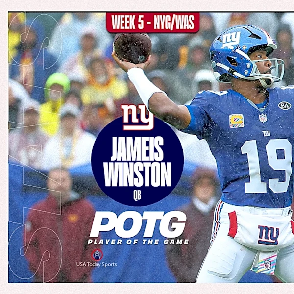 Giants vs. Commanders Player of the Game: QB Jameis Winston