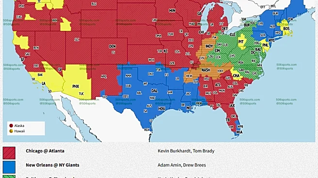 NFL Week 6 television maps: New York Giants vs. New Orleans Saints