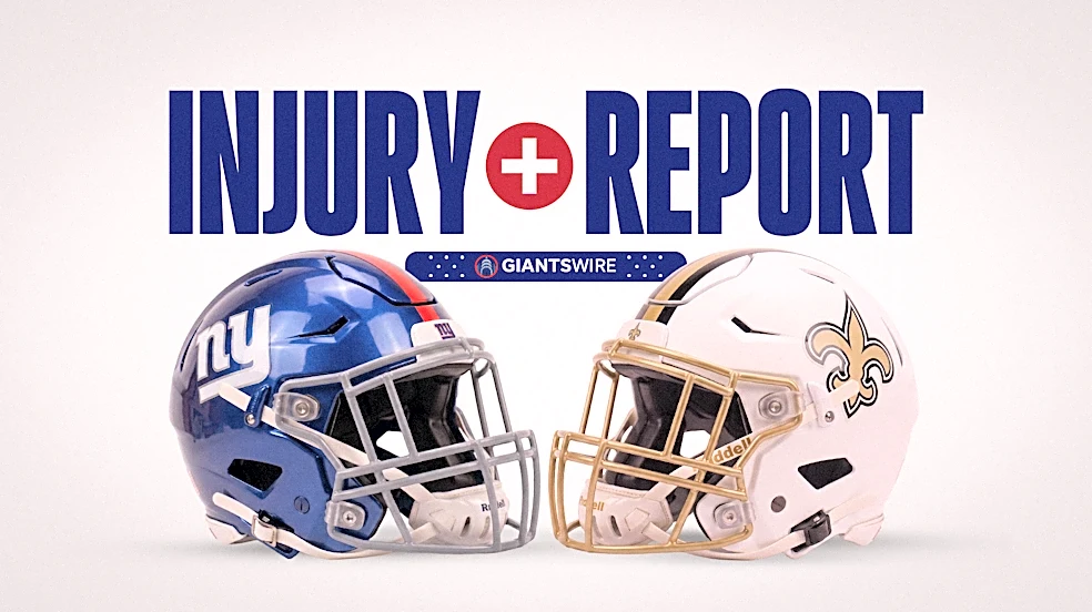 New York Giants' Tyler Nubin among 3 out vs. New Orleans Saints