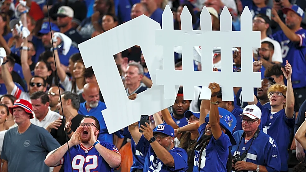 John Harbaugh praises New York Giants fans: 'Right there with us'