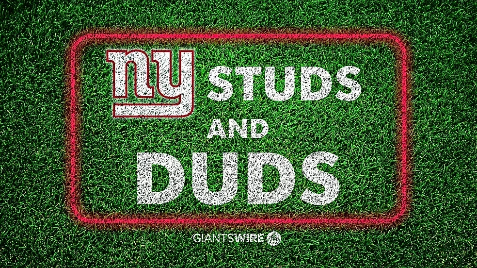 Studs and duds from New York Giants' Week 6 loss to the New Orleans Saints