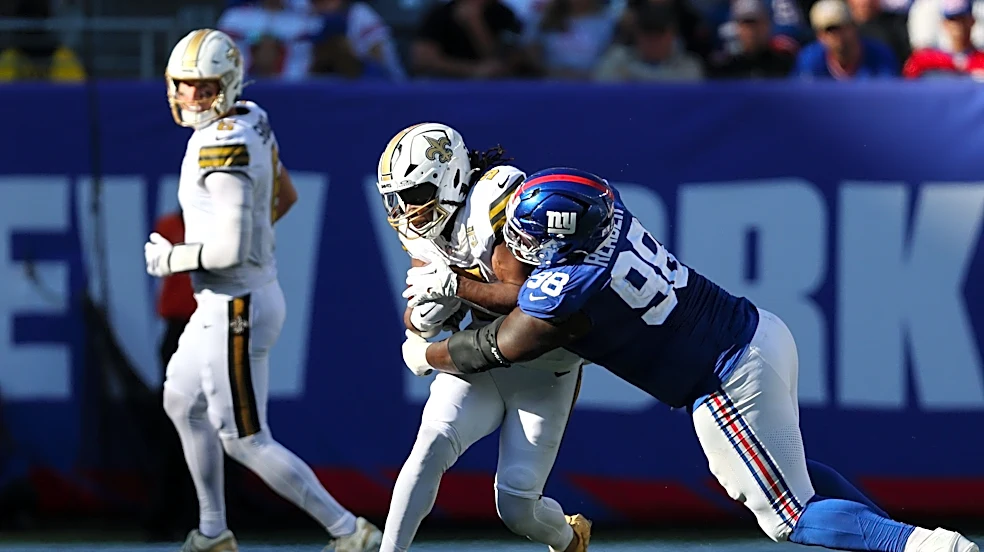 D.J. Reader was New York Giants' highest-graded player in loss vs. Saints