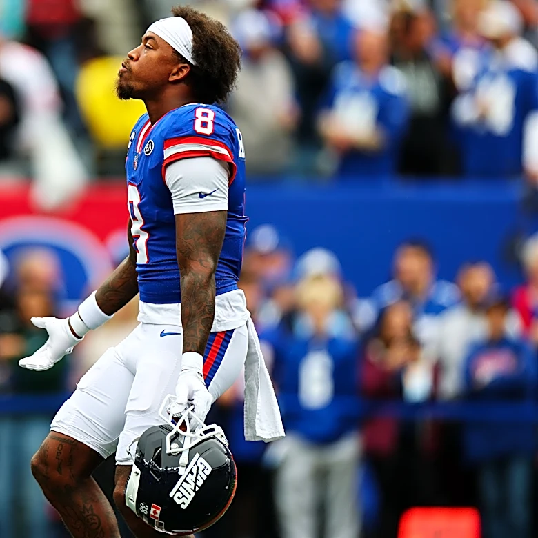 New York Giants downgrade Jevon Holland, Theo Johnson to out