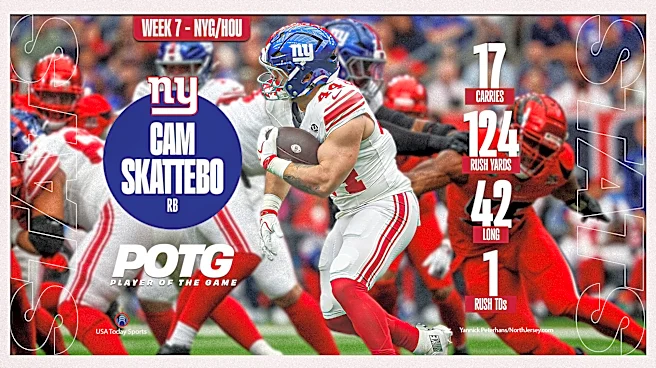 New York Giants vs. Houston Texans Player of the Game: RB Cam Skattebo