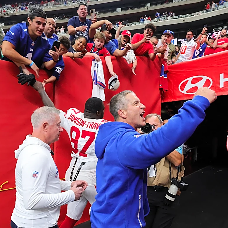 John Harbaugh: Giants 'in this thing until the end' after Houston win