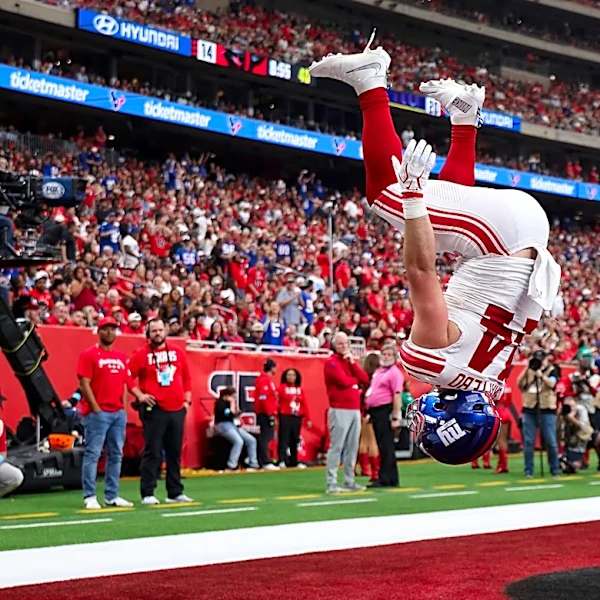 Report: New York Giants RB Cam Skattebo avoided major injury