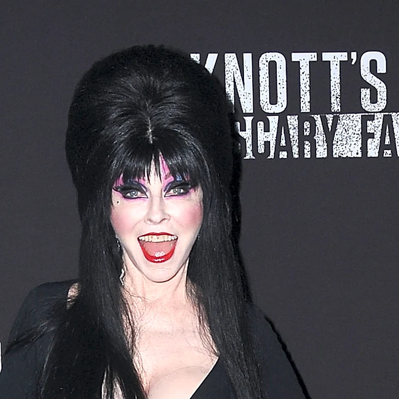 '80s Star Elvira Looks So Different Without Her Signature Hair And Makeup