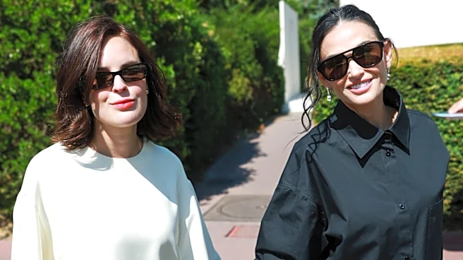 Demi Moore Rocks Rare Messy Updo Alongside Daughter Tallulah At Paris Fashion Week 2026