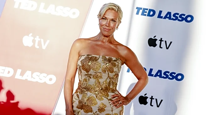 Hannah Waddingham Proves Fun Fashion Is Possible In Your 50s At Ted Lasso Premiere