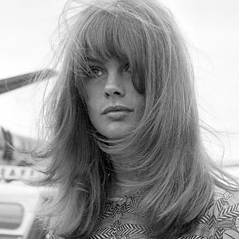 '60s Model Jean Shrimpton's Voluminous Layered Haircut Is Still So Chic Today