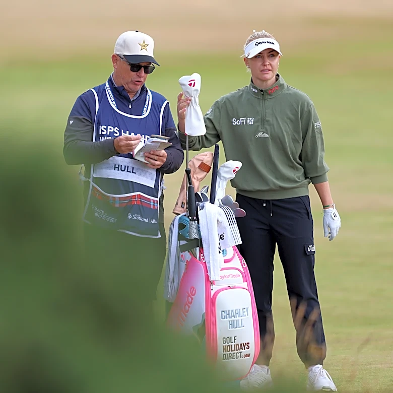 Charley Hull tricked her caddie into thinking he'd won the lottery