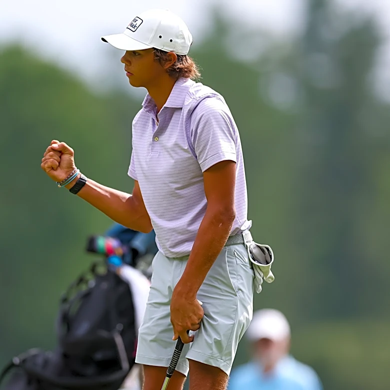 Charlie Woods struggles in Junior PGA Championship opening round