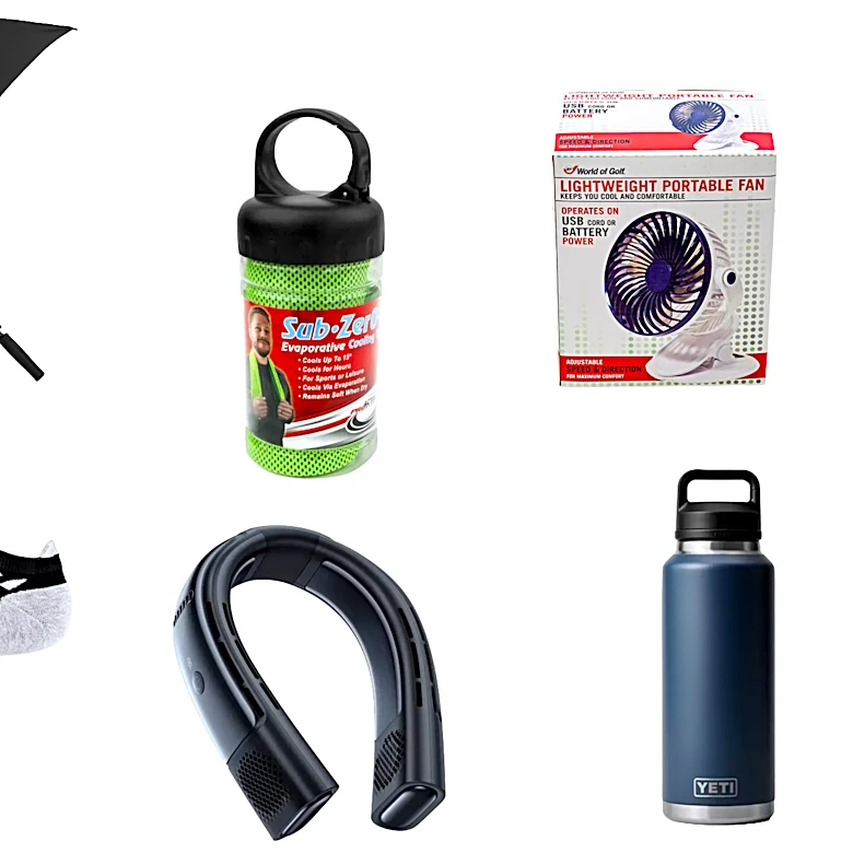 6 golf accessories to help you beat the heat: Towels, umbrellas, fans and more