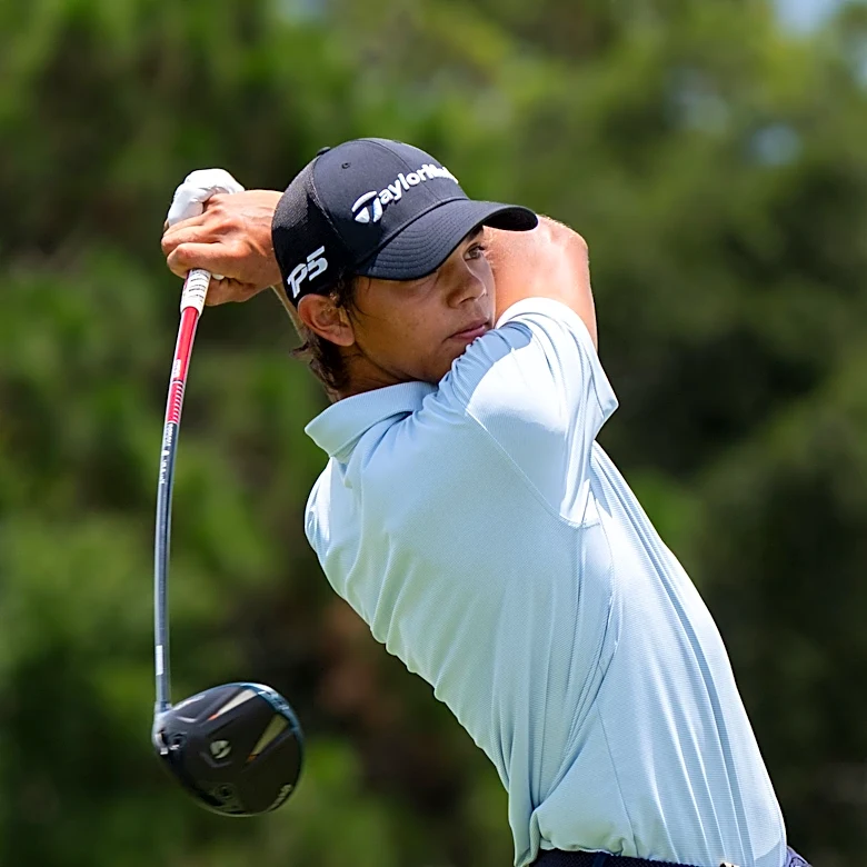 Charlie Woods begins final high school golf season