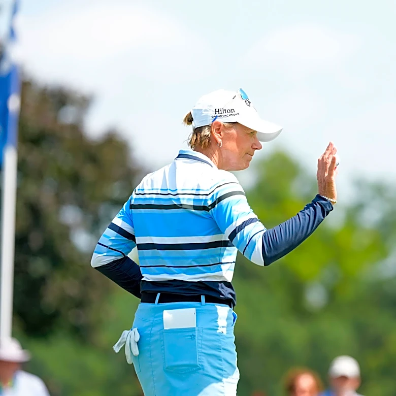 Back to the future: Annika Sorenstam, Karrie Webb tied for U.S. Senior Women's Open lead