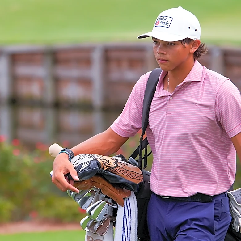 Charlie Woods cooks up short-game magic at TPC Sawgrass in the Junior Players