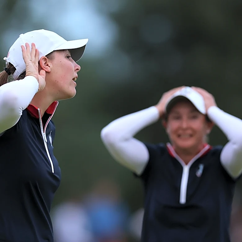 Jennifer Kupcho shushes European crowd with late heroics Saturday at 2026 Solheim Cup
