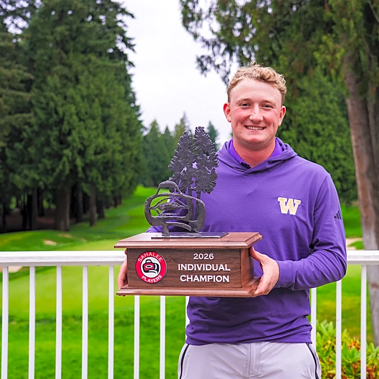 An ace to win a college event? Washington's Finn Koelle did just that at Sahalee