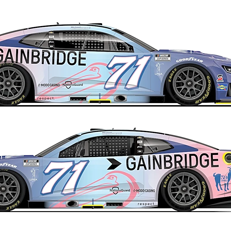 NASCAR driver to have Annika 'goat' logo on Camaro for championship race