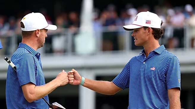 Jackson Koivun is biggest curiosity at Presidents Cup and he's holding his own