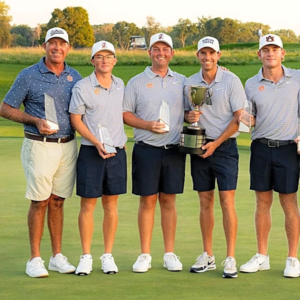 Auburn is No. 1 in the latest Bushnell/Golfweek Div. I men's golf coaches poll