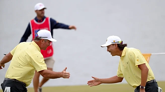 Internationals power to Friday sweep of U.S. team in Presidents Cup