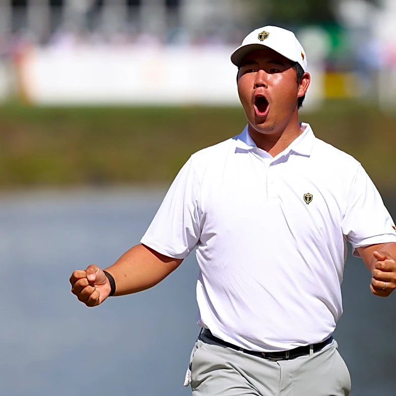 Tom Kim faces early Presidents Cup exit in pursuit of military exemption
