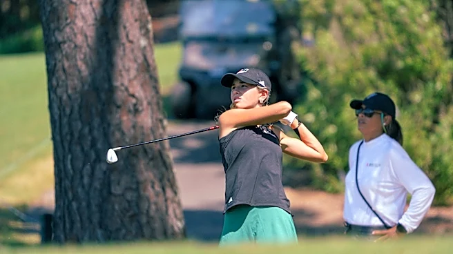 Kai Trump says she felt 'shock' in arm, reinjured wrist during first college golf event