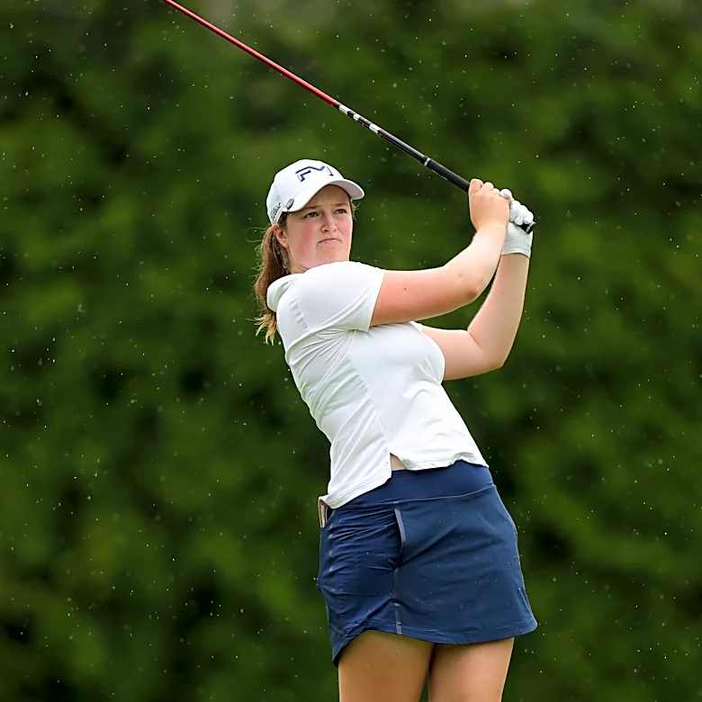 Lottie Woad began Sunday in top 5, withdraws from Arkansas with illness