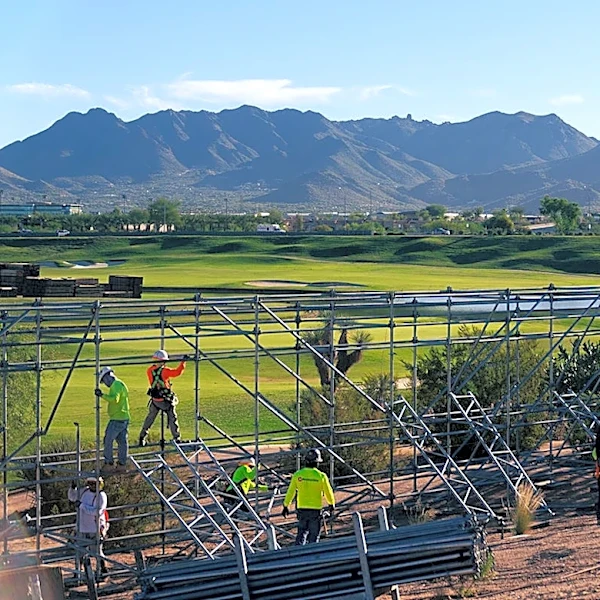 Four-month build-out at TPC Scottsdale for 2027 WM Phoenix Open well underway