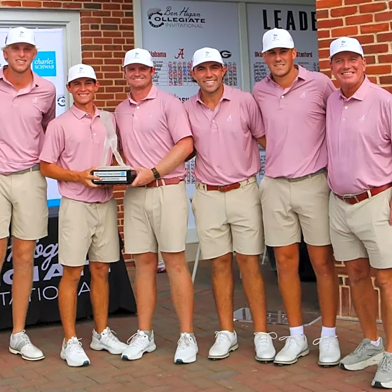 Alabama men's golf rallies to win Ben Hogan Collegiate over loaded field at Colonial