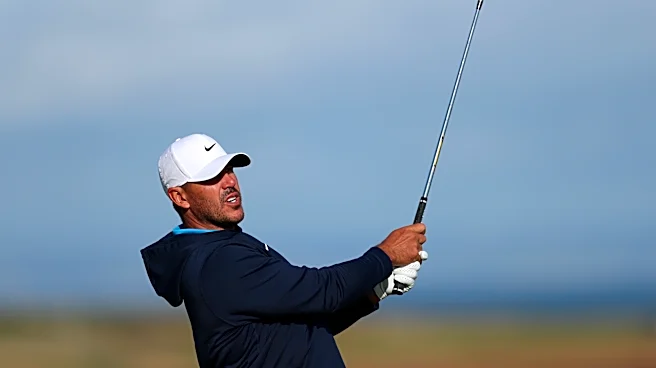 Brooks Koepka's son has a new hickory putter, while Dad is contending at Dunhill