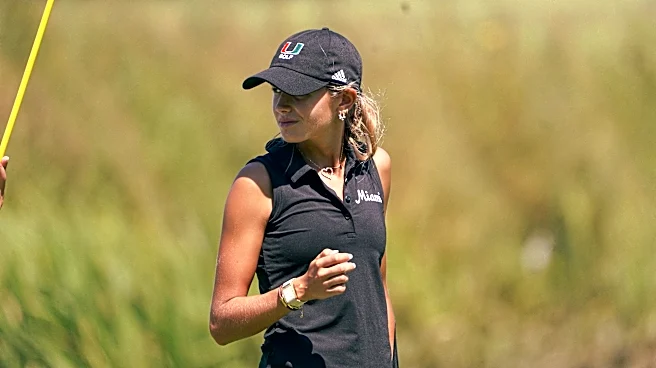After wrist injury scare, Kai Trump returns for second college golf start in Indiana