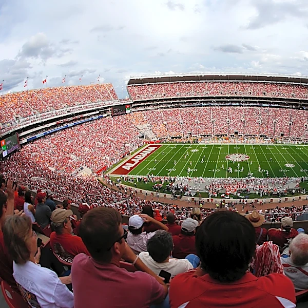 Alabama's football field has a SubAir system just like Augusta National