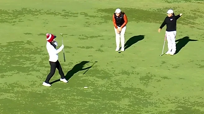 Watch: Wind blows missed putt back into hole at St Andrews Links Collegiate