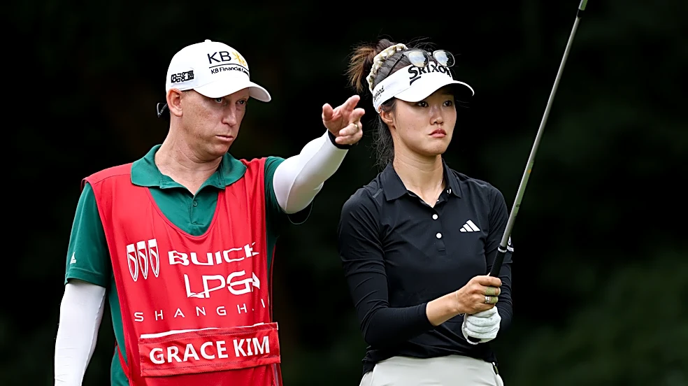 Grace Kim hangs around, Hye-Jin Choi holds lead as wind batters LPGA field